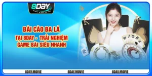 Bài cào ba lá tại 8day - Trải nghiệm game bài siêu nhanh